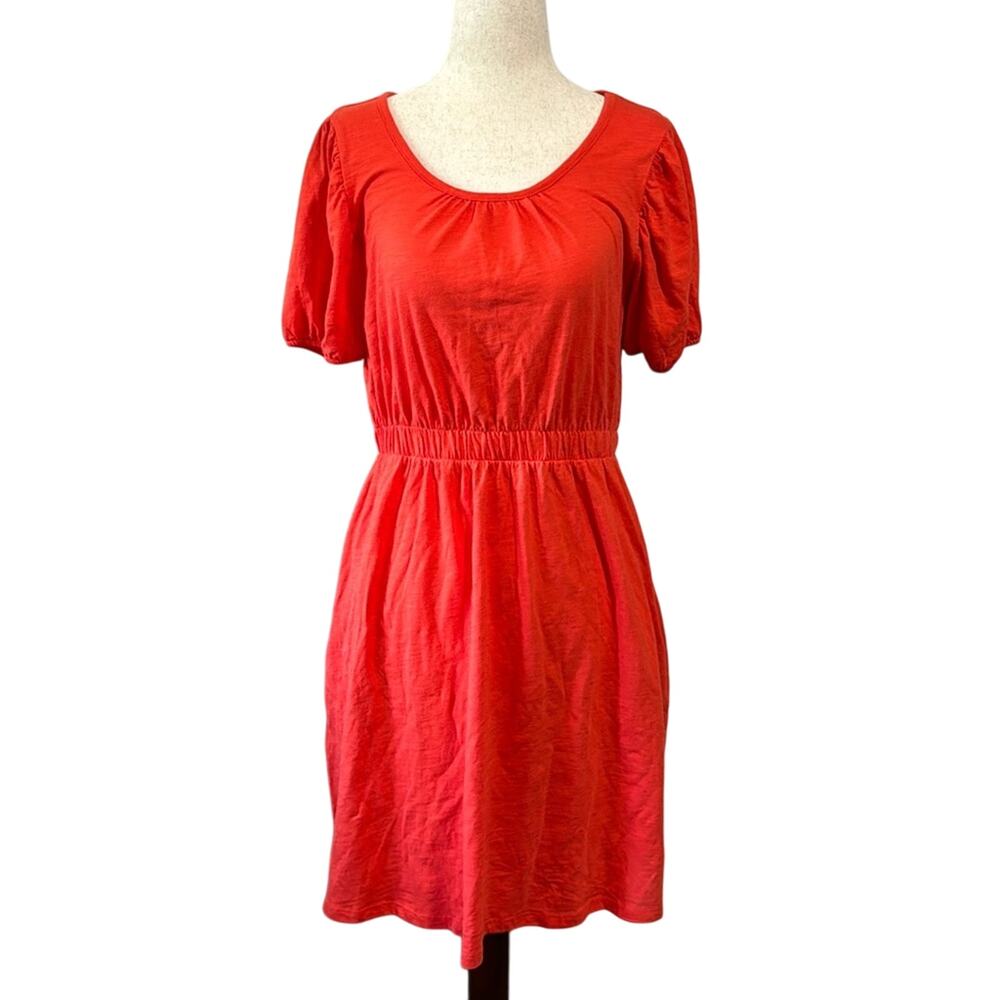 DAILY PRACTICE BY ANTHROPOLOGIE Women's Cap Sleeve Dress Size XS In Red
